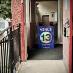 Venue 13 at Harry Younger Hall entrance (Photo_ Ian Garrett) | | Venue 13